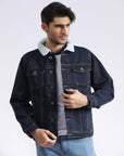 Navy Blue Denim Jacket