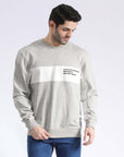 Crew Neck Printed Sweatshirt