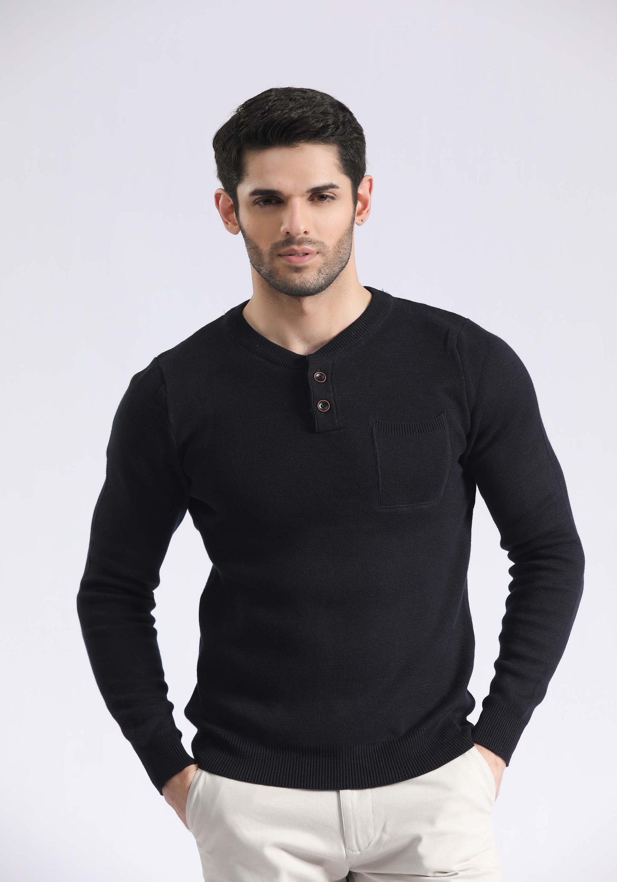 Fitted Knitwear Sweater