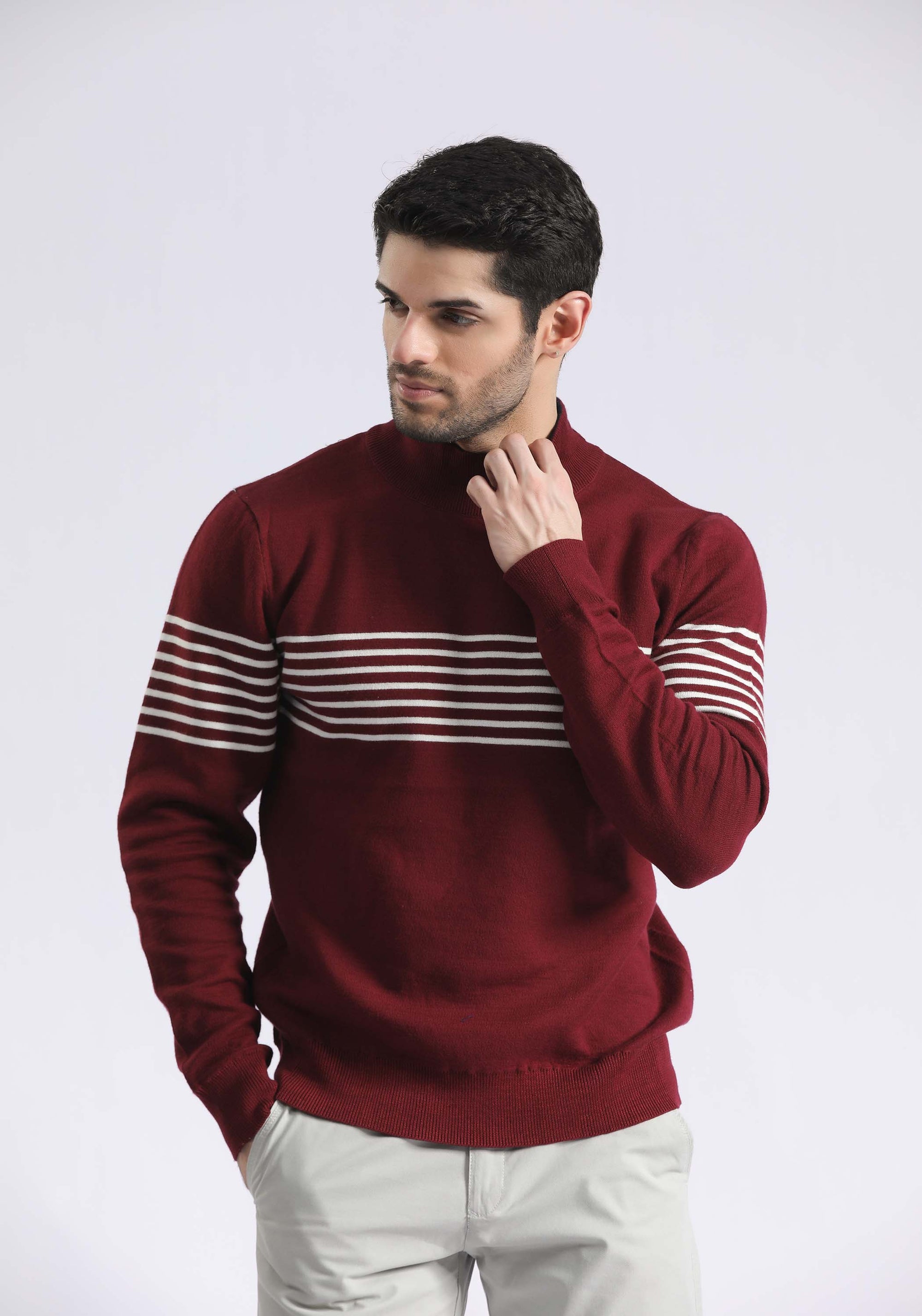 Classic Stripe Knit Sweater