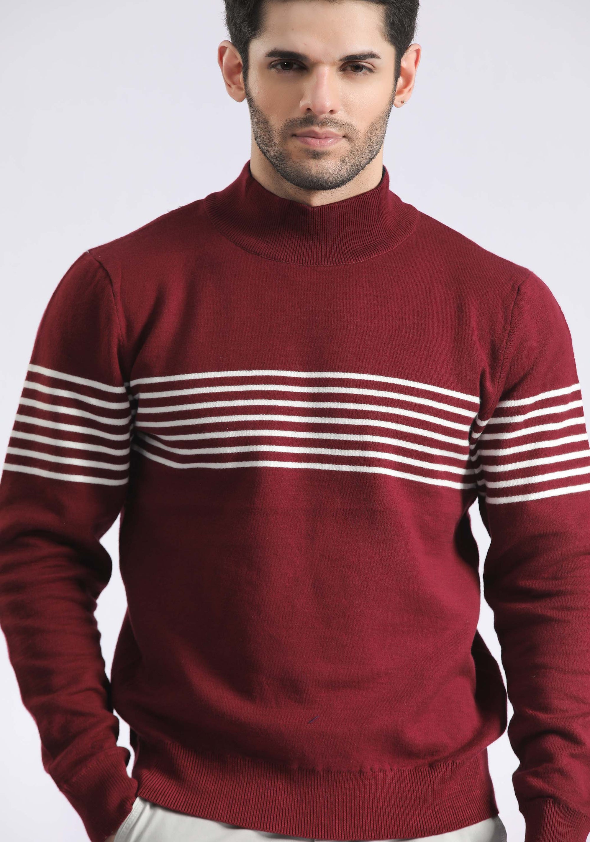 Classic Stripe Knit Sweater