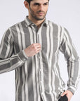 STRIPED TEXTURED SHIRT