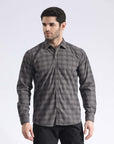 Textured Check Shirt