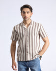 Textured Light Brown Shirt