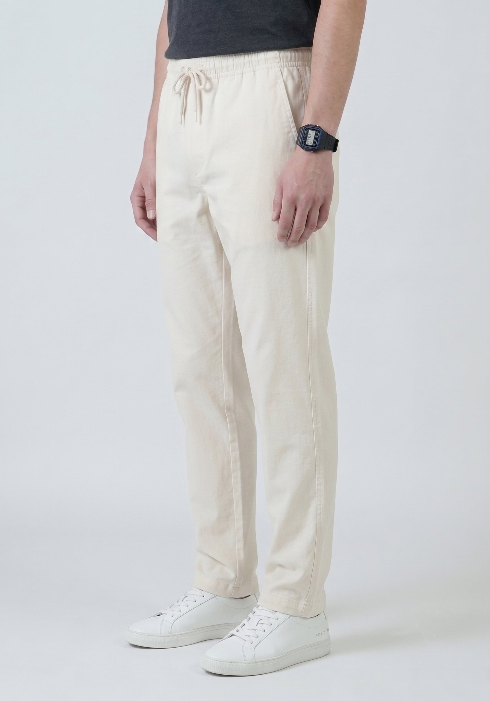 Cream Cotton Trouser