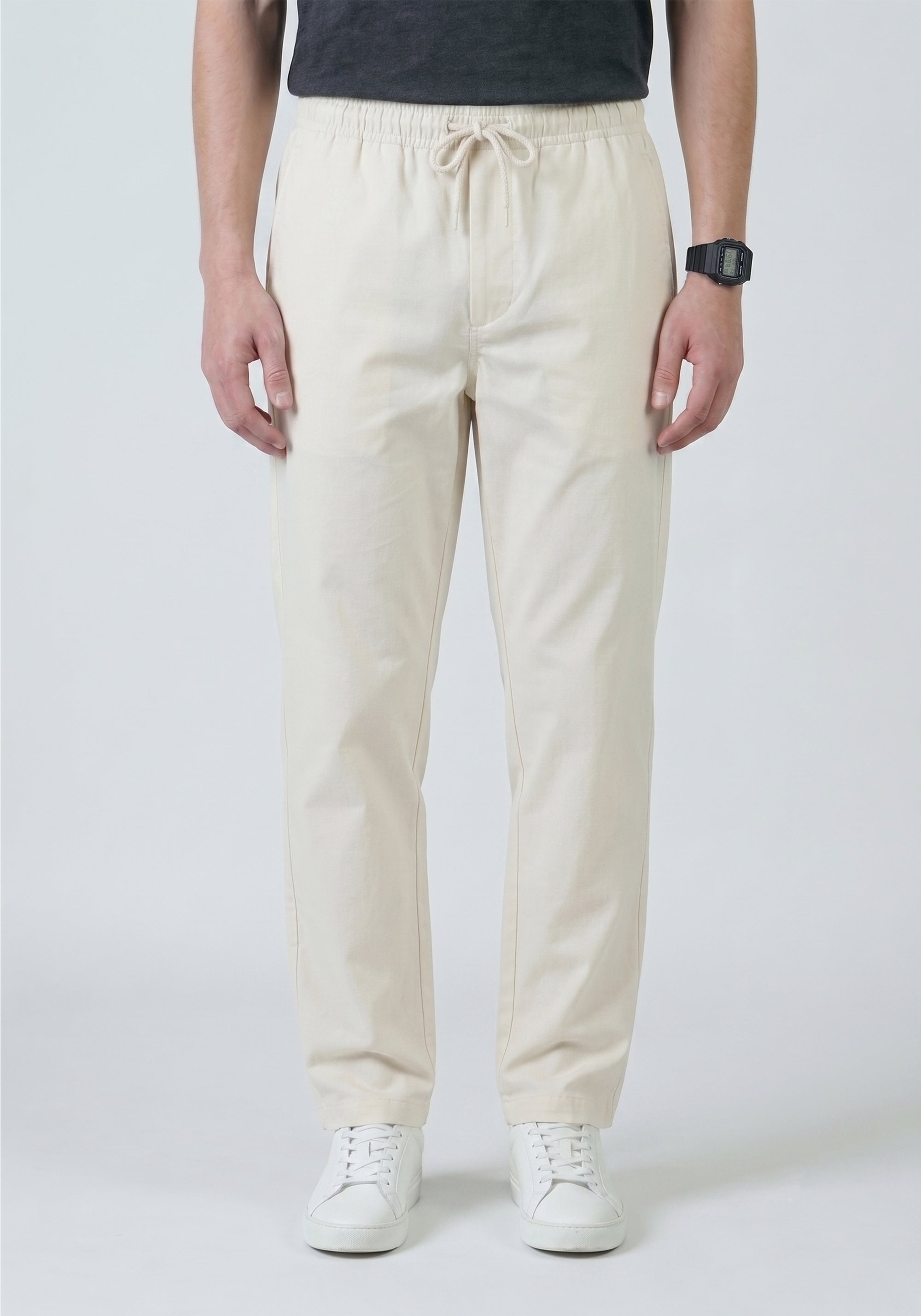 Cream Cotton Trouser