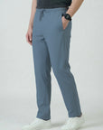 Gray Cotton Trouser