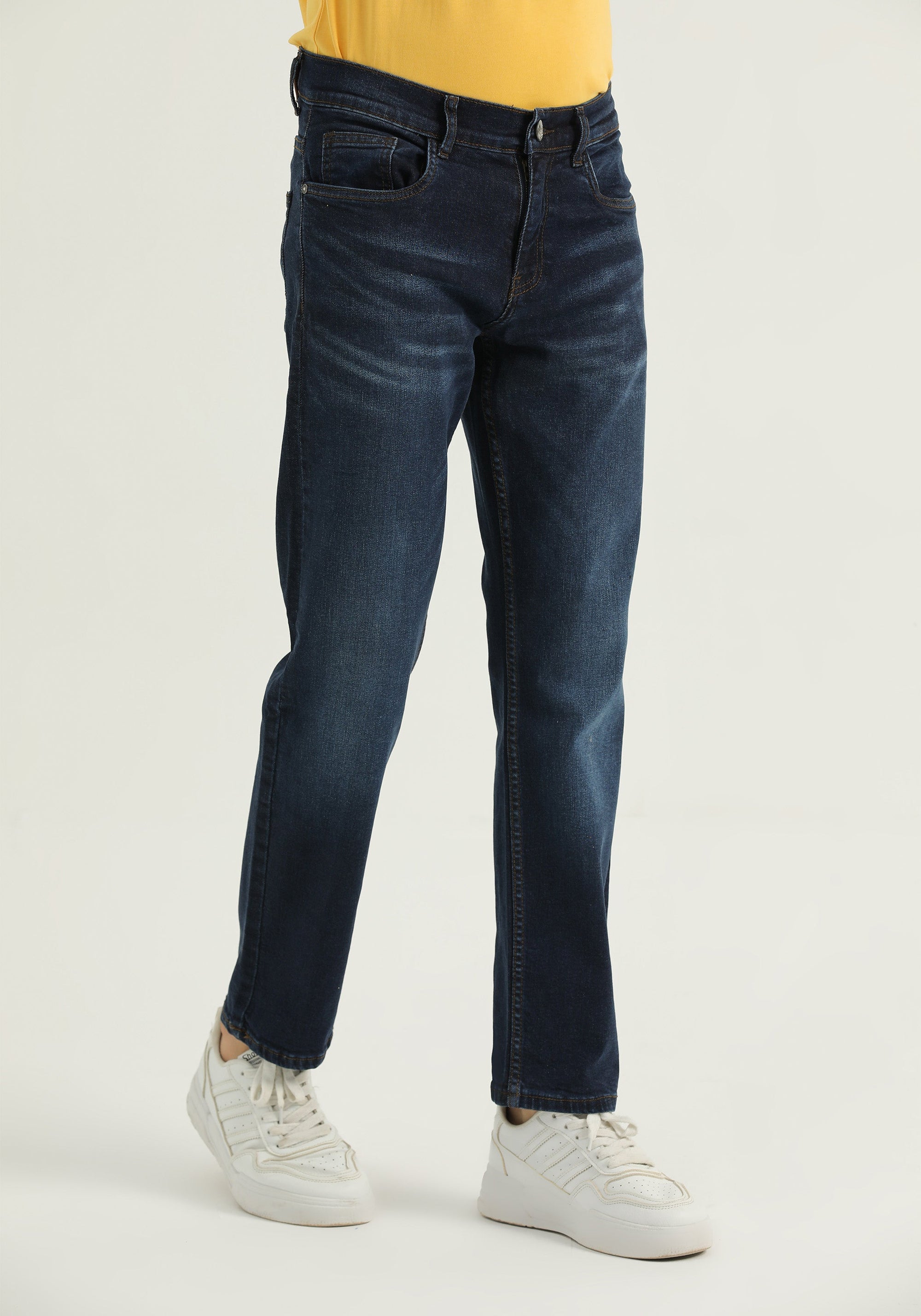 Navy Blue Denim Pant