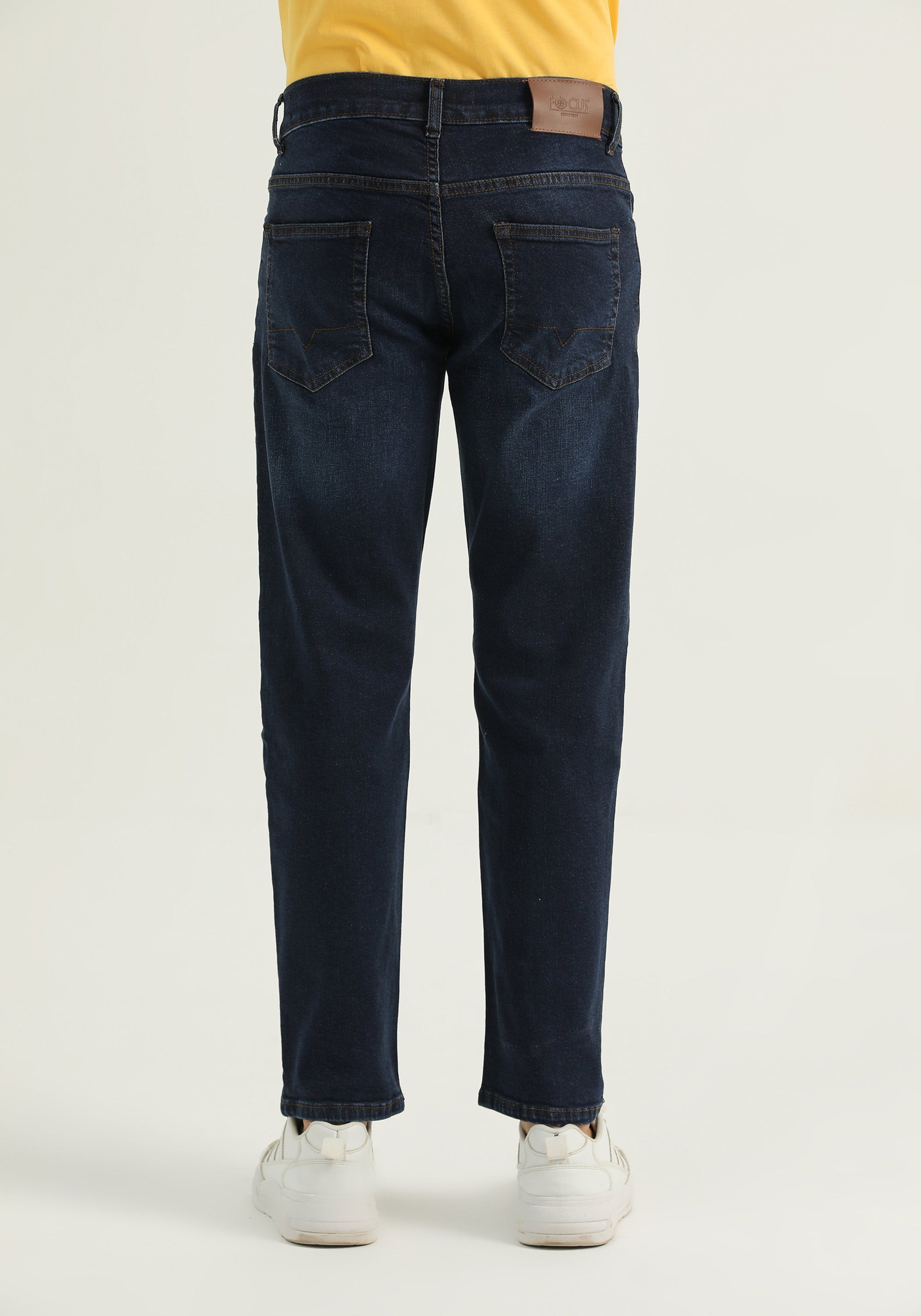 Navy Blue Denim Pant